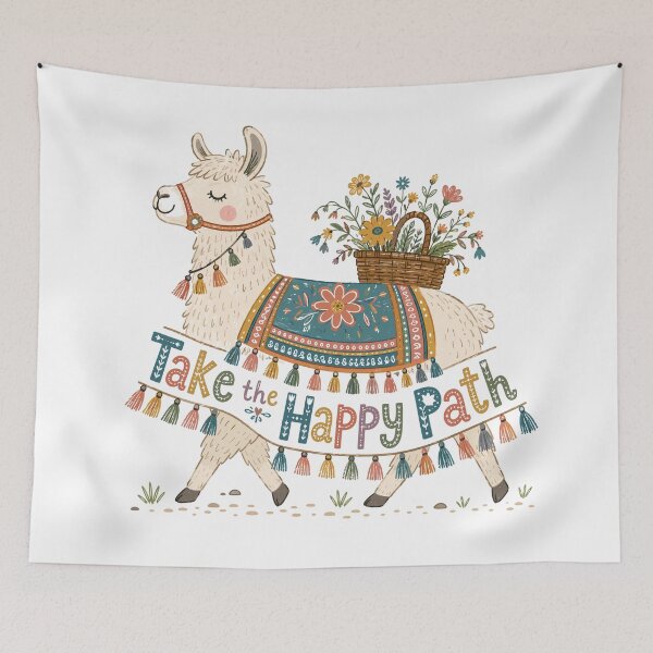 Item preview, Tassel Trekker - Cute Llama Nursery designed and sold by bapupa.