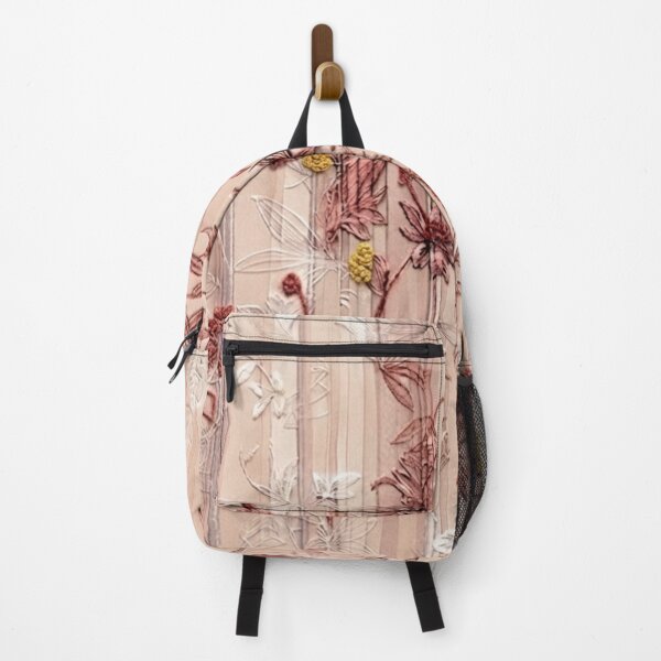 Item preview, Elegant Japanese Pink and Yellow Floral Stripe Pattern designed and sold by Kokeshidreams.