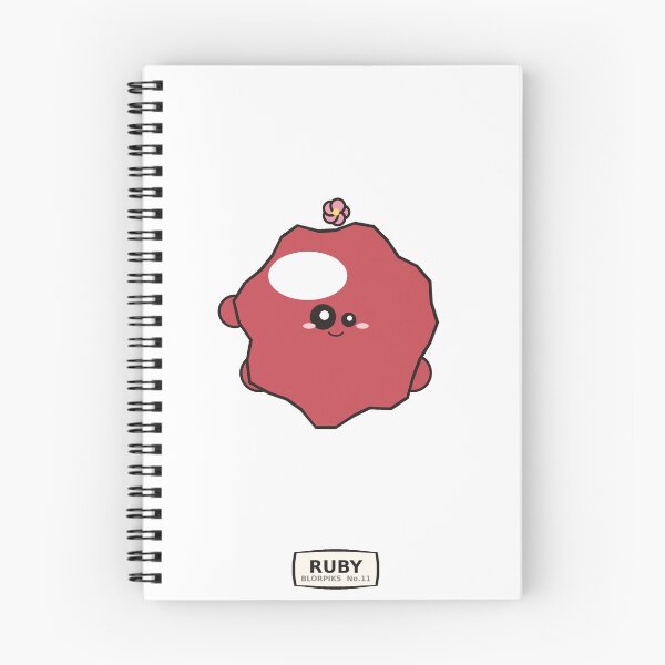 Item preview, Blorpiks No.11 — Ruby | Cute Red Flower Blob Sticker designed and sold by VanSum.