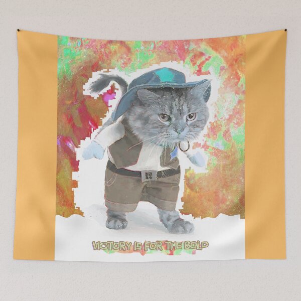 Item preview, Victory Is For The Bold - Cat  (by ACCI) designed and sold by VanyssaGraphics.