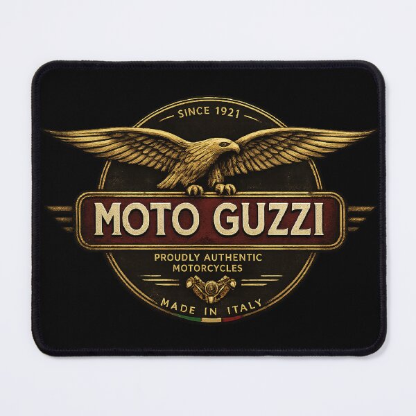 Item preview, Vintage Italian Eagle Motorcycle Emblem Classic Biker Cafe Racer Art designed and sold by Shakhbata-1.