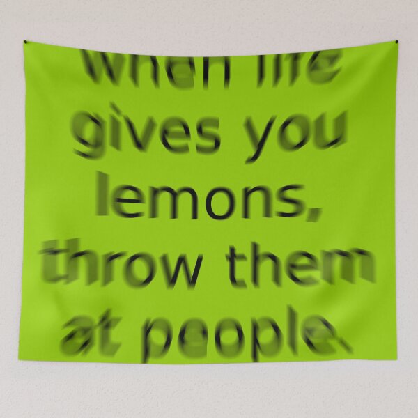 Item preview, Lemons Green Question Unique Artwork Sign designed and sold by Doctor Schtrudel.