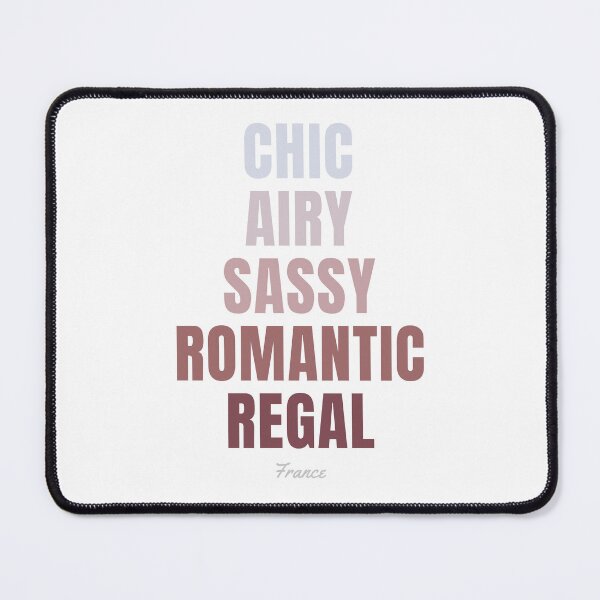 Item preview, France Typography, Chic Airy Sassy Romantic Regal Wall Art designed and sold by MarkedArtPrints.