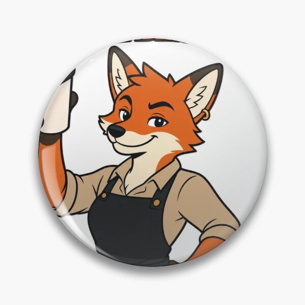 Item preview, Paws for Coffee | Furry Barista Anthro Fox Coffee Humor designed and sold by Furrenzy.