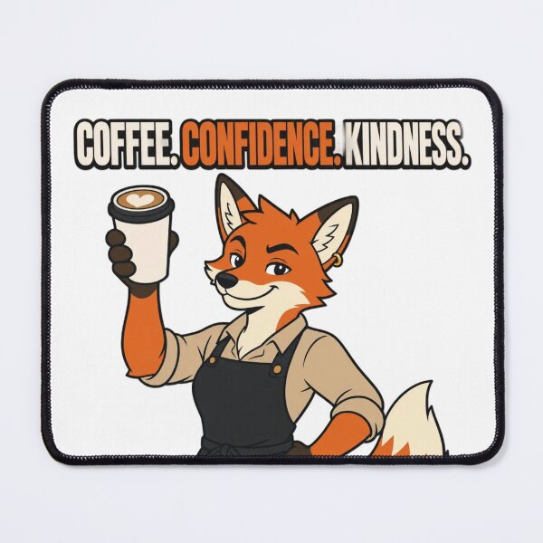 Item preview, Paws for Coffee | Furry Barista Anthro Fox Coffee Humor designed and sold by Furrenzy.