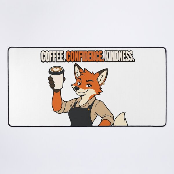 Item preview, Paws for Coffee | Furry Barista Anthro Fox Coffee Humor designed and sold by Furrenzy.