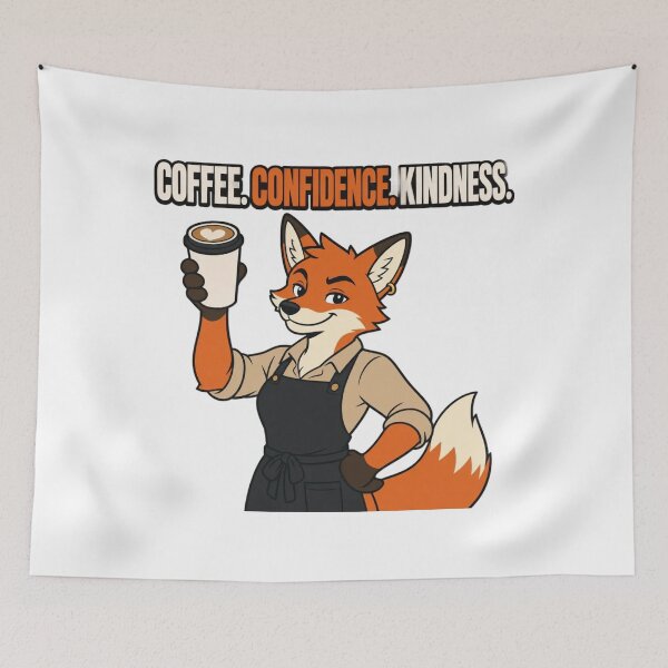 Item preview, Paws for Coffee | Furry Barista Anthro Fox Coffee Humor designed and sold by Furrenzy.