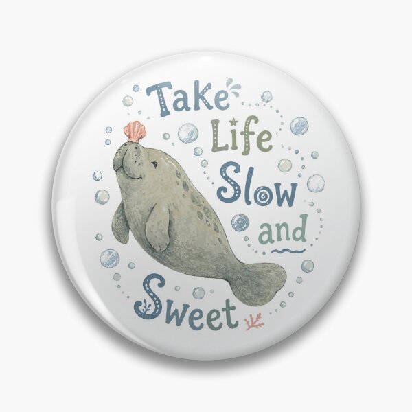 Item preview, Bubble Floater - Cute Manatee Nursery designed and sold by bapupa.