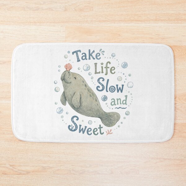 Item preview, Bubble Floater - Cute Manatee Nursery designed and sold by bapupa.