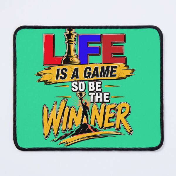 Item preview, Life Is a Game So Be the Winner – Motivational Success Quote designed and sold by SamiOmar94.