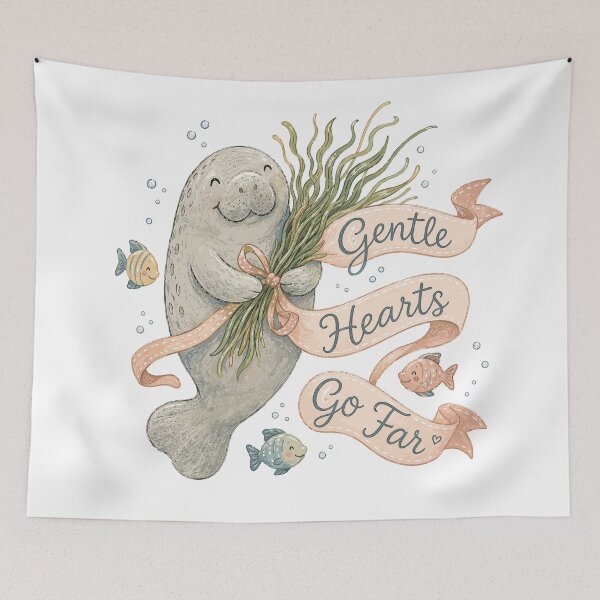 Item preview, Seagrass Snacker - Cute Manatee Nursery designed and sold by bapupa.
