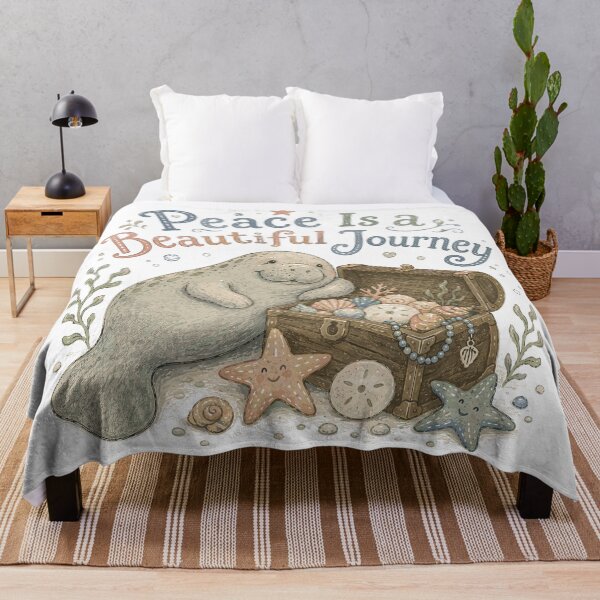Item preview, Tidal Daydream - Cute Manatee Nursery designed and sold by bapupa.
