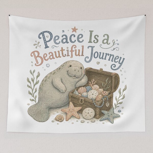 Item preview, Tidal Daydream - Cute Manatee Nursery designed and sold by bapupa.