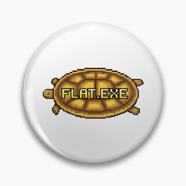 Item preview, Flat Exe Retro Pixel Art Pancake Tortoise Gamer designed and sold by Arc2020.