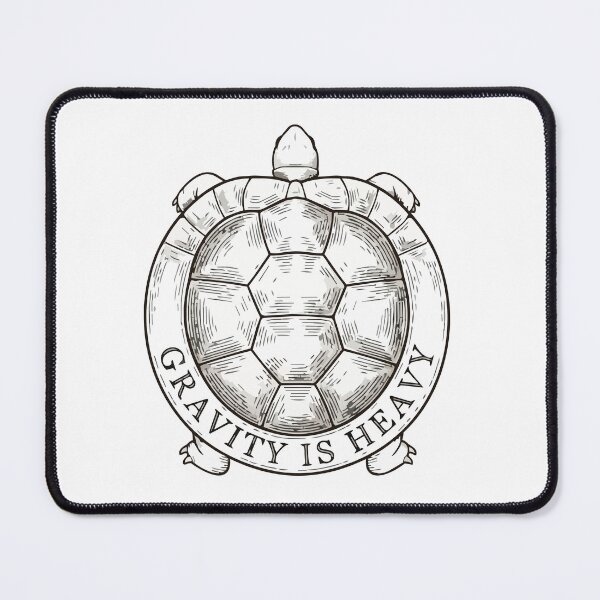 Item preview, Gravity Is Heavy Vintage Etching Pancake Tortoise designed and sold by Arc2020.