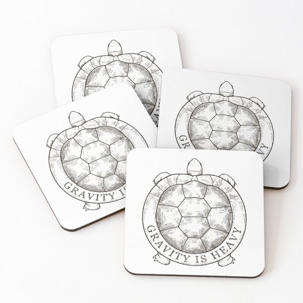 Item preview, Gravity Is Heavy Vintage Etching Pancake Tortoise designed and sold by Arc2020.