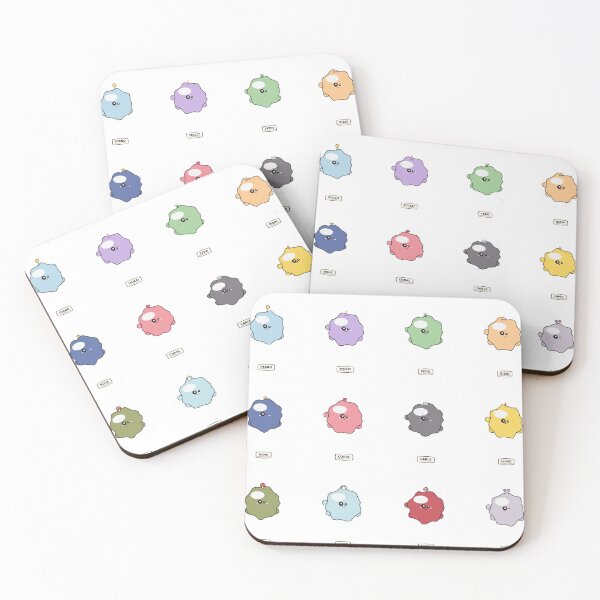 Item preview, Blorpiks Vol.1 — Meet the Full Collection | Cute Blob Characters Poster designed and sold by VanSum.