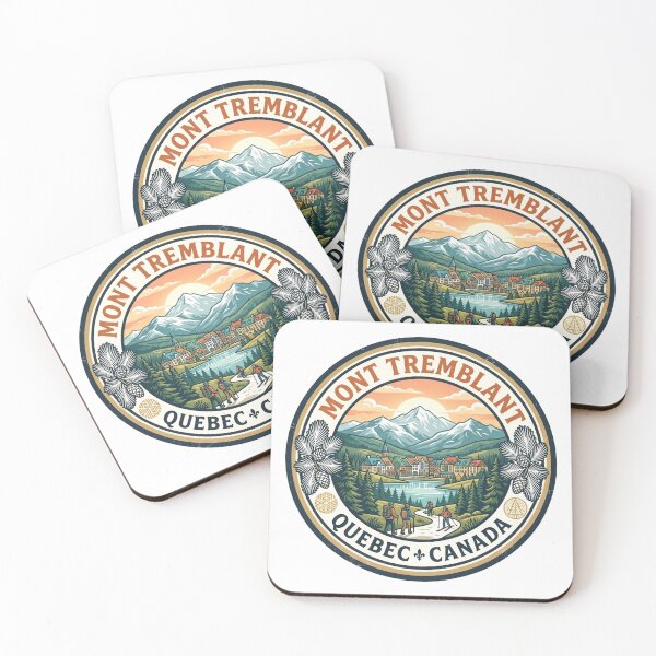 Item preview, Mont Tremblant Quebec Canada Vintage Travel Badge designed and sold by Mathias Yakubu Design.