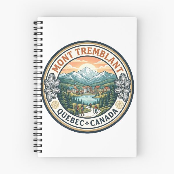 Item preview, Mont Tremblant Quebec Canada Vintage Travel Badge designed and sold by Mathias Yakubu Design.