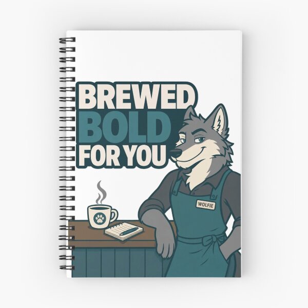 Item preview, Your Barista Has a Fursona | Furry Barista Coffee Shop Humor designed and sold by Furrenzy.