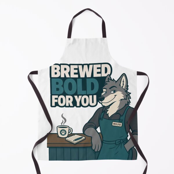 Item preview, Your Barista Has a Fursona | Furry Barista Coffee Shop Humor designed and sold by Furrenzy.