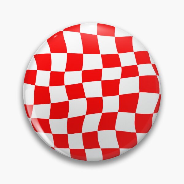 Item preview, Warped Red and White Chequered Pattern designed and sold by Jeallan Designs.