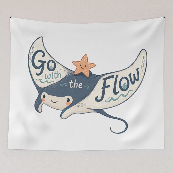 Item preview, Ocean Glider - Cute Manta Ray Nursery designed and sold by bapupa.