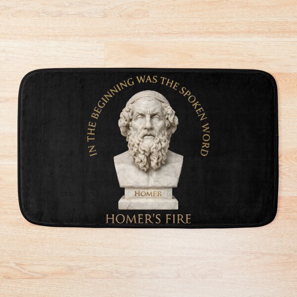 Item preview, In The Beginning Was The Spoken Word (Homer's Fire) designed and sold by Takin-Thepiss.