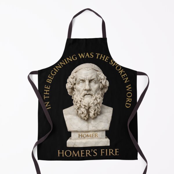 Item preview, In The Beginning Was The Spoken Word (Homer's Fire) designed and sold by Takin-Thepiss.