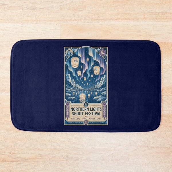 Item preview, Northern Lights Spirit Festival Lantern Poster designed and sold by agearb.