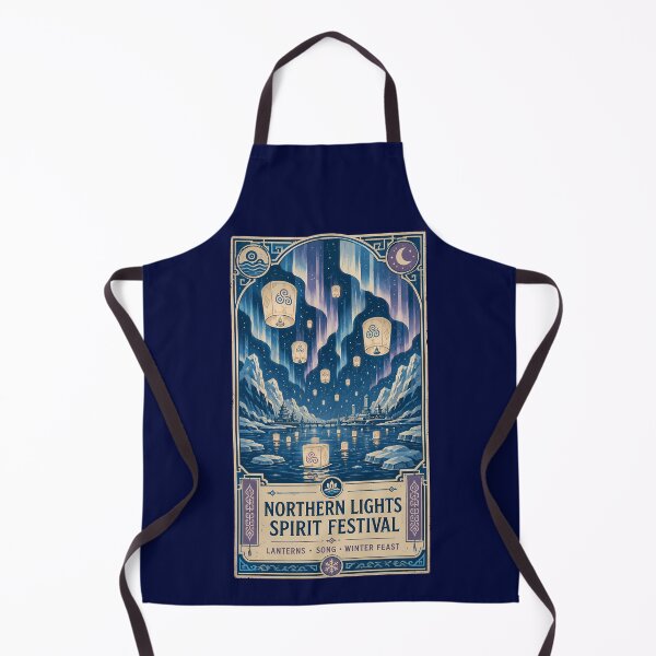 Item preview, Northern Lights Spirit Festival Lantern Poster designed and sold by agearb.