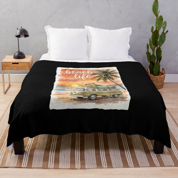 Item preview, Beach Life Camper Van designed and sold by dudelinart.