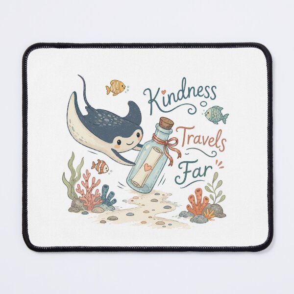 Item preview, Reef Messenger - Cute Manta Ray Nursery designed and sold by bapupa.