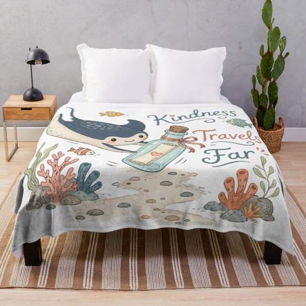 Item preview, Reef Messenger - Cute Manta Ray Nursery designed and sold by bapupa.