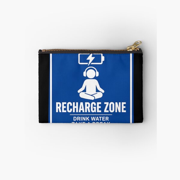 Item preview, Recharge Zone Drink Water Take A Break designed and sold by  ZenRave Designs.