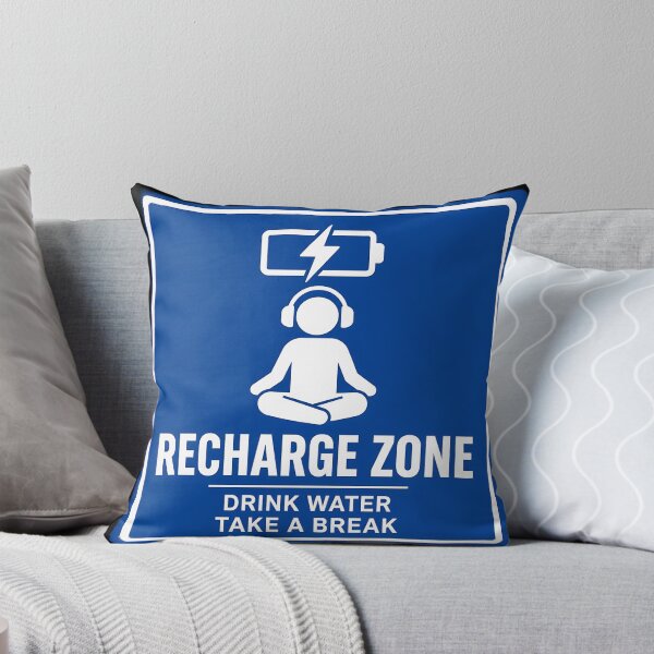 Item preview, Recharge Zone Drink Water Take A Break designed and sold by  ZenRave Designs.
