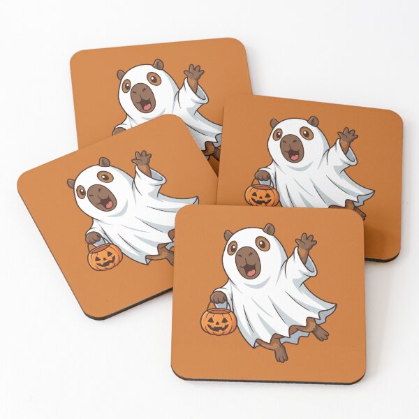 Item preview, Capybara Halloween Ghost designed and sold by Ivy-Triggs.