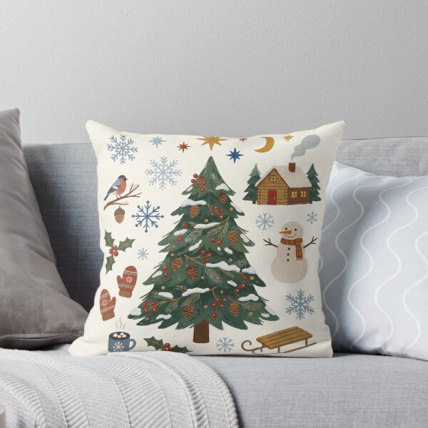 Item preview, Winter Wonderland - Cozy Snow & Christmas Tree Illustration designed and sold by Pasteltone.