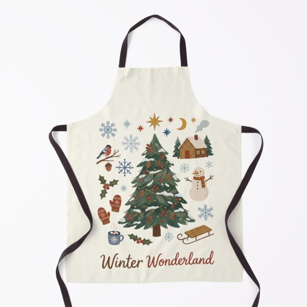 Item preview, Winter Wonderland - Cozy Snow & Christmas Tree Illustration designed and sold by Pasteltone.