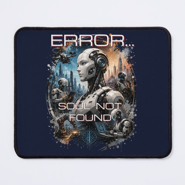 Item preview, Error Soul Not Found Cyberpunk Android Art designed and sold by W&RParadise.