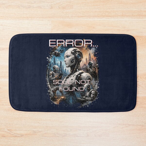 Item preview, Error Soul Not Found Cyberpunk Android Art designed and sold by W&RParadise.