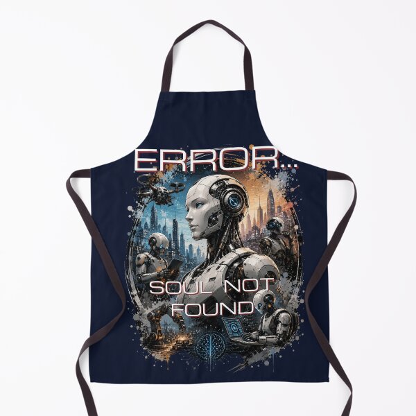 Item preview, Error Soul Not Found Cyberpunk Android Art designed and sold by W&RParadise.