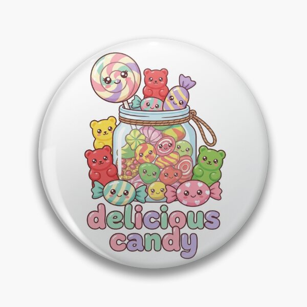 Item preview, Delicious Candy Kawaii Design – Cute Candy Jar Digital Artwork | Colorful Sweet Treat Illustration designed and sold by morning sun.
