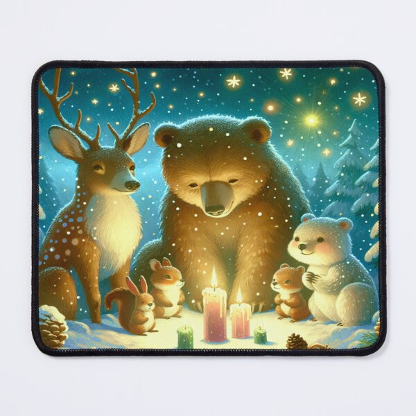 Item preview, Merry Christmas with deer, bear and squirrel designed and sold by Segasprojects.