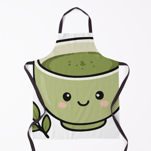 Item preview, Cute Kawaii Matcha Tea Cup Sticker designed and sold by VectorForge Studio.