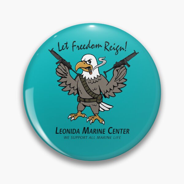Item preview, Leonida Marine Center Eagle designed and sold by Fictional Ink Society.