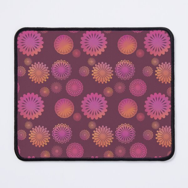Item preview, Autumn floral on Dark Mauve  designed and sold by JaygiesDesign.