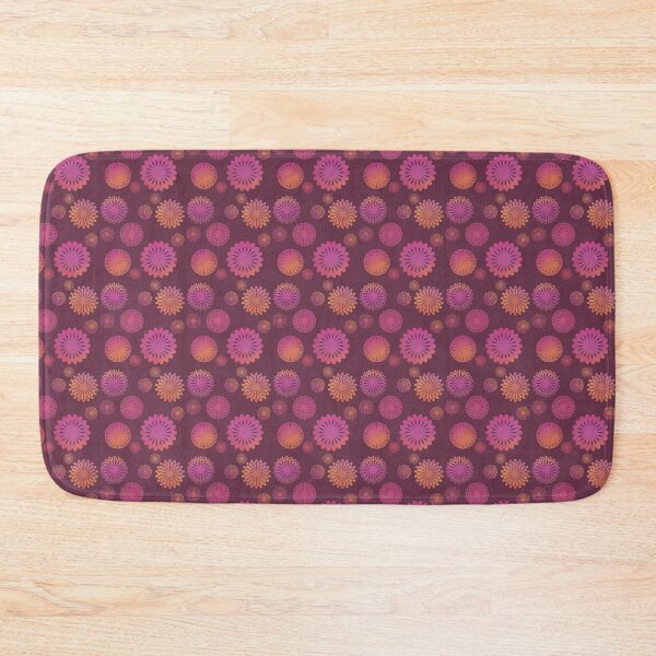 Item preview, Autumn floral on Dark Mauve  designed and sold by JaygiesDesign.
