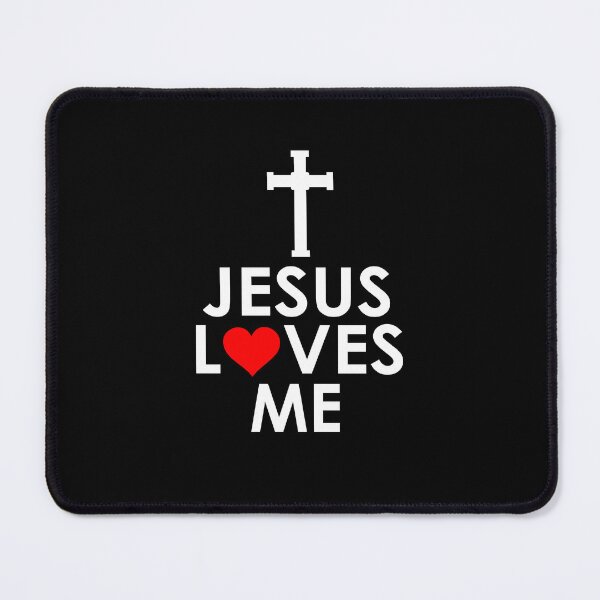 Item preview, Jesus Loves Me Christian Cross designed and sold by teeperfect.
