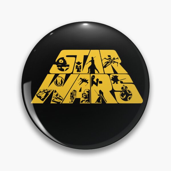 Item preview, Star Wars Logo Character Silhouettes Yellow designed and sold by cubomtumeshop.